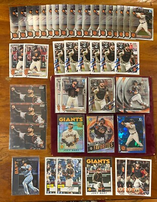 Joey Bart 43 Card Lot Rookie Cards, Inserts, Refractors, Sapphire, Bowman Chrome