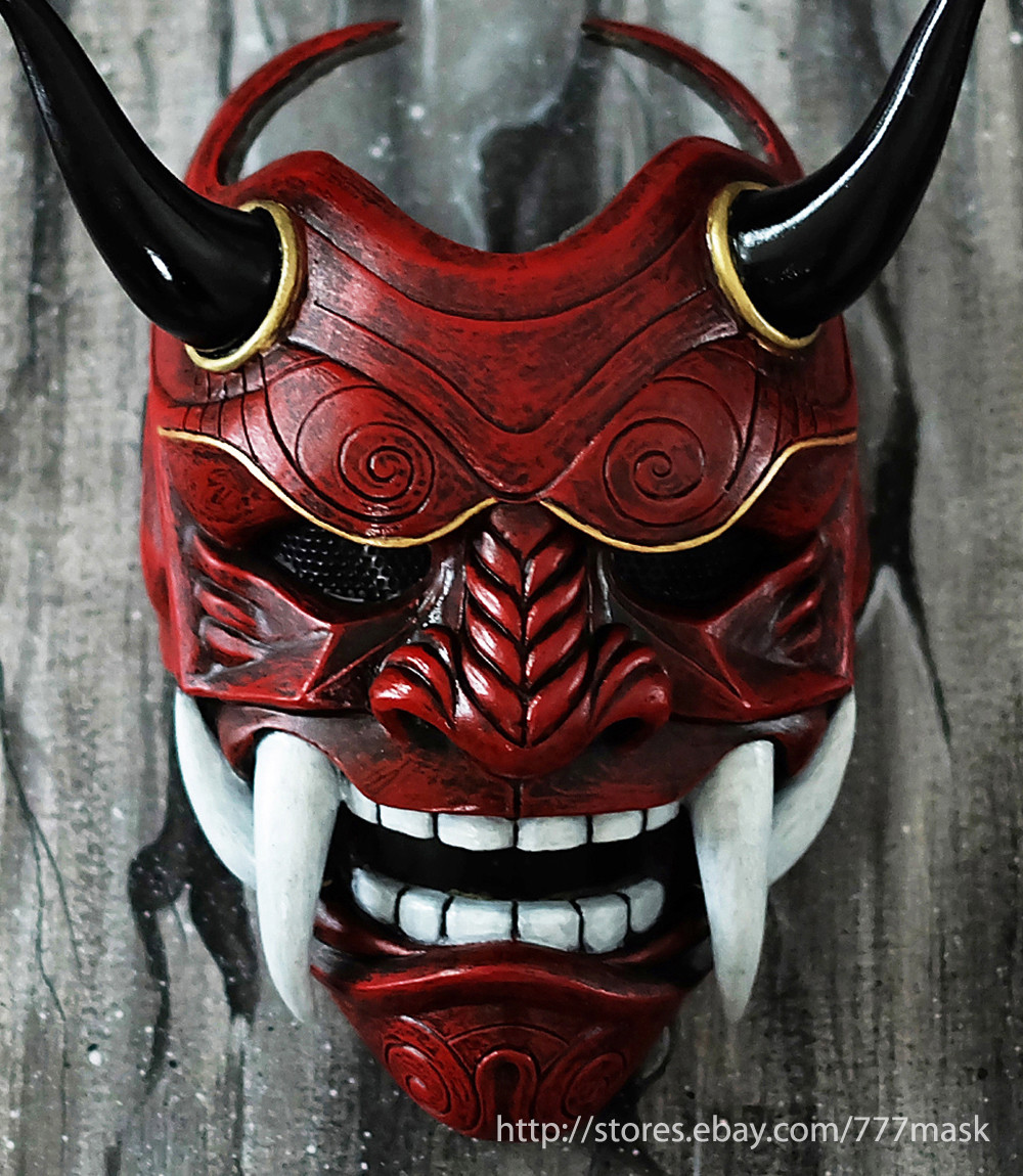 Samurai Asesino Airsoft MásCochea Rostro Completo Pistola De Soporte Inferior táctico Oni hannya CosJugar DA01 Samurai Asesino Airsoft MásCochea Rostro Completo Pistola De Soporte Inferior táctico Oni hannya CosJugar DA01