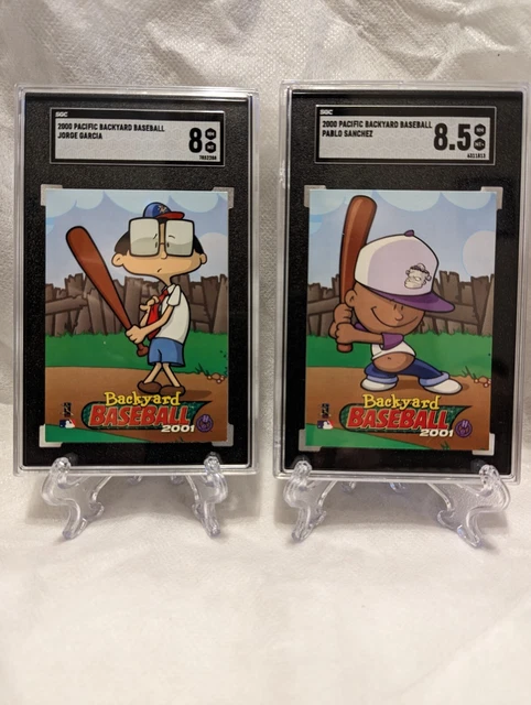 2000 Pacific Backyard Baseball - Pablo Sanchez SGC 8.5 und Jorge Garcia SGC 8