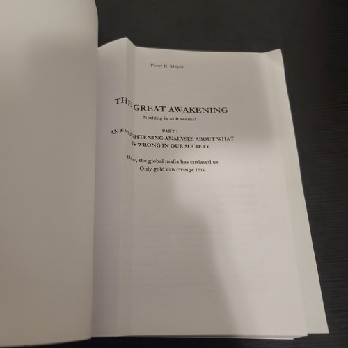 The Great Awakening: Part 1 & 2 Nothing is as it seems PB Peter B. Meyer 2017 - Picture 6 of 9