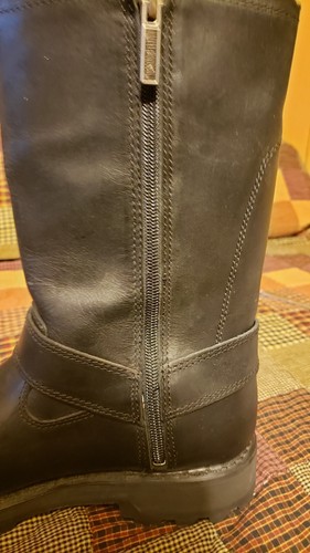 Harley Davidson Ransom Soft Toe Motorcycle Boots Mens Size 9.5 Black - Picture 12 of 16