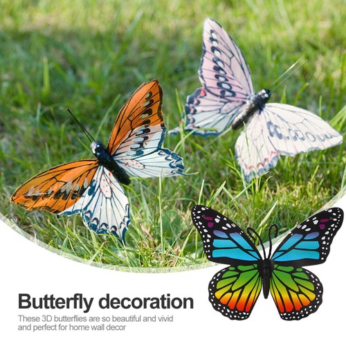 2 Piezas Mariposa Artificial Mariposas Solares Decoración de Pared - Imagen 10 de 12