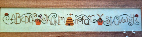 Spring Row - ABCs of Spring - Bent Creek - Cross Stitch Chart - Picture 1 of 2