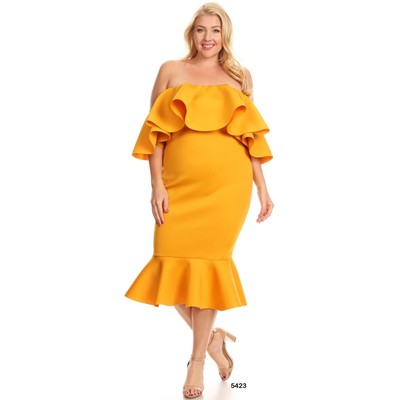 mustard bodycon midi dress with loafers outfit mustard bodycon midi dress with loafers outfit
