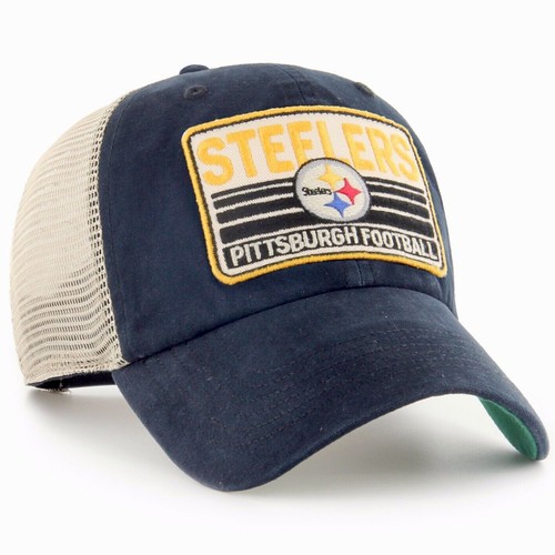 Pittsburgh Steelers '47 Four Stroke Trucker Mesh Clean Up Adjustable Cap Hat $32 - Picture 2 of 12