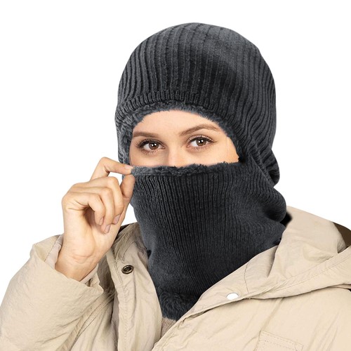 Männer trotzen dem kalten Winter Fleece Thermo Sturmhaube Gesicht Ski Maske Abdeckung Wärmer - Bild 24 von 32