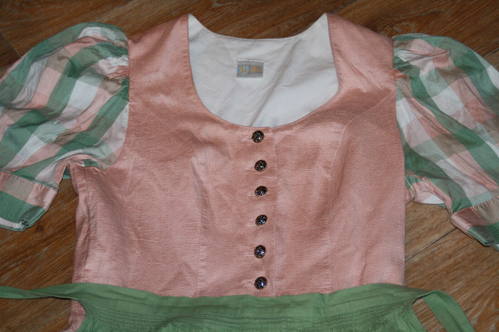 Kl4639 @ rythm bávara delantal @ @ @ miederdirndl @ vintage Trachten vestido 36-38 b33855 Kl4639 @ rythm bávara delantal @ @ @ miederdirndl @ vintage Trachten vestido 36-38 b33855