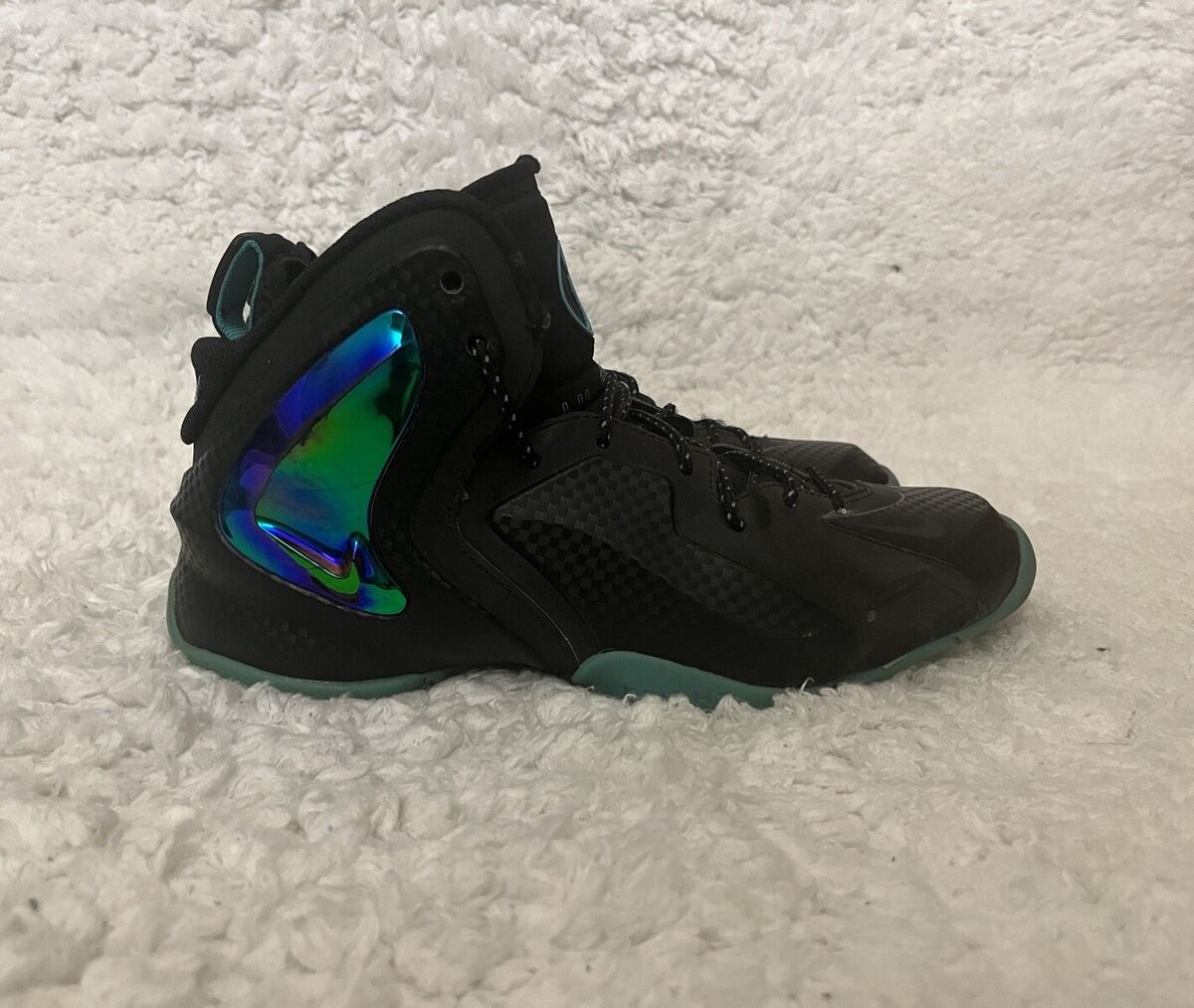 Nike Lil Penny Posite Black Hyper Jade Mens Size 8 (630999