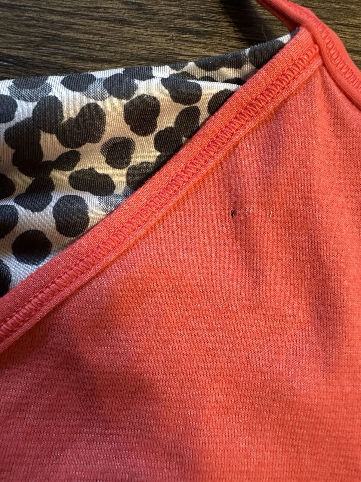 lululemon roll out cheetah print racerback v neck tank-top