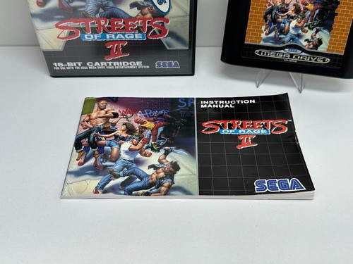 Sega Mega Drive - Streets of Rage 2 - EMBALAJE ORIGINAL + instrucciones - comprobado - Excelente ⚡ENVÍO⚡ - Imagen 2 de 11
