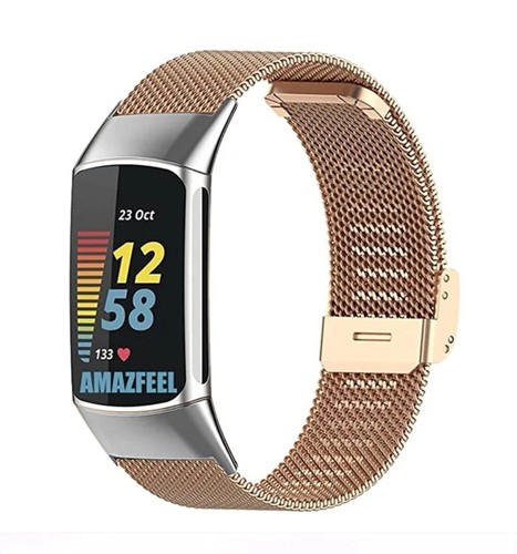 Milanese Armband für Fitbit Charge 5 / 6 Elegantes Uhrenarmband Watch Band Strap - Bild 7 von 22