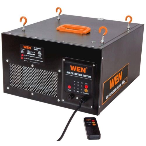 Wen Air Filtration System 3 Speed Remote Controlled Removes Filter Dust Workshop - Picture 2 of 8