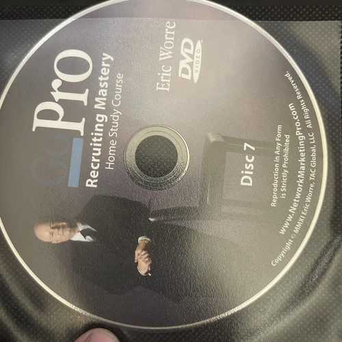 GoPro Recruiting Mastery 8 disc DVD set missing one DVD see photos RARE! - Photo 3 sur 10