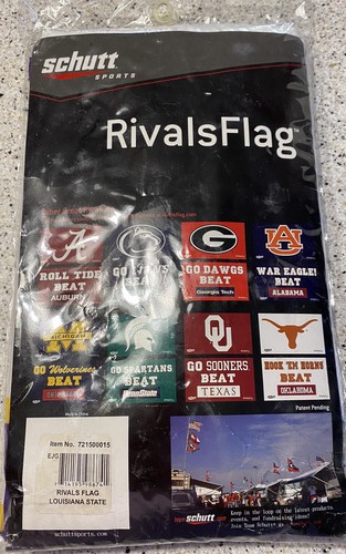 Schutt Rivals Banner Flag LSU NEW IN PACKAGE - Picture 4 of 4