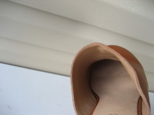 Madewell Clog Heels Embossed Leather brown Sz 8 Excellent - Picture 14 of 14
