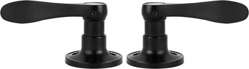 Moderne 6er Pack schwarze Attrappe Türdrücker für Schrank & Flur - Bild 9 von 9