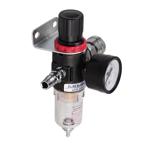 1/4" Regler mit Manometer für Kompressor Druckluftdruck 130psi - Bild 10 von 12