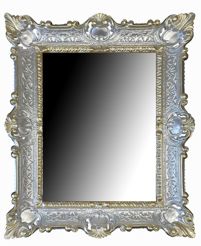 Specchio Muro Oro Bianco Antico Barocco Bagno Corridoio da Parrucchiere 56x46cm - Bild 144 von 165