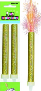 Glitz Sparkling Cake Fountain Candles Toppers Birthday Wedding Party Decoration
