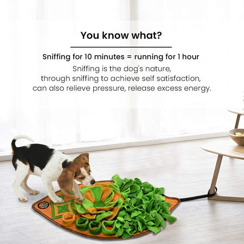 Snuffle Mat for Dogs, Dog Nosework Feeding Mat, Pet Interactive Dog Puzzle Toys - Picture 6 of 6
