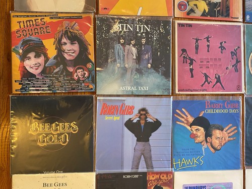 Bee Gees Vinyl Lot 30 Albums! Imports, 12” Singles, Solo Records, Promos - Picture 3 of 21