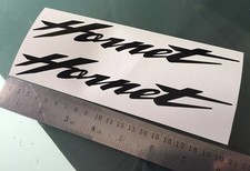 Hornet Decals / Stickers (Design #2) (Any Colour) (Pair)
