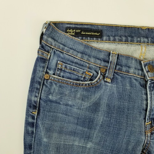 Citizens of Humanity 28 Kelly #001 Boot Cut Low Rise Stretch Blue Women's Jeans - Picture 11 of 19