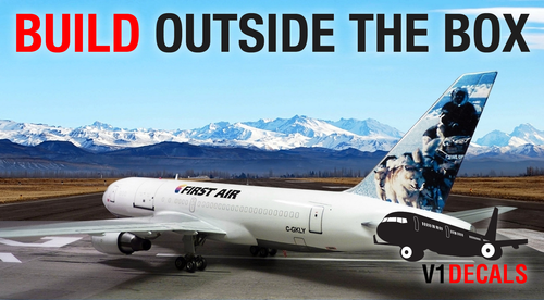 V1 Decals Boeing 767-300 Westjet for 1/144 Zvezda Model Airplane Kit V1D0256 - Picture 7 of 8