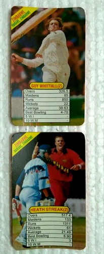 INDIEN 1996 UNIVERSAL CRICKET TRUMP CARD BOWLER 36 KARTEN mit SACHIN TENDULKAR - Bild 6 von 10