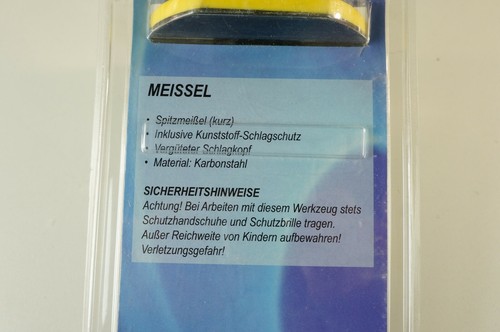 Powerfix Spitzmeißel mit Schlagschutz 16x250 Karbonstahl ca.25 cm Neu OVP M-2554 - Bild 3 von 9