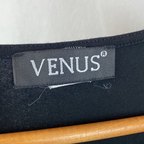 Venus Black Sleeveless Lace Bodice Tank Top L - Picture 5 of 5