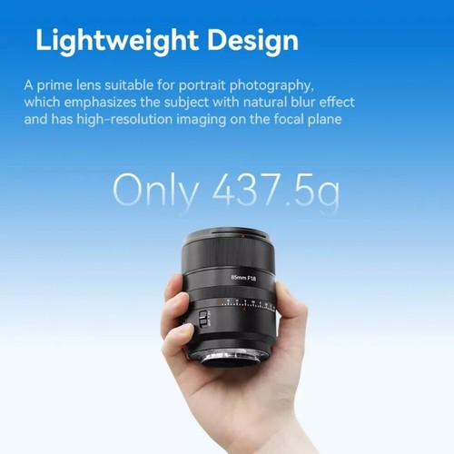 7artisans 85mm F1.8 STM AF Auto Focus Full Frame Portrait Lens for Sony E-Mount - Picture 14 of 15