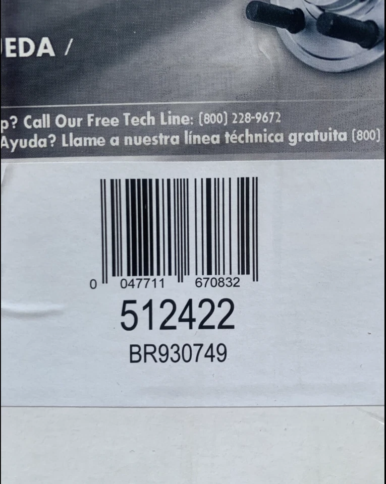 Proline Platinum Wheel Hub Bearing BR930749 For Rear 2WD 2009-2015 Toyota Venza - Image 3 of 4