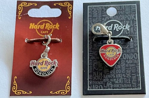 Hard Rock Cafe Honolulu Hawaii Charm Bracelet Choose Guitar Pick Logo New