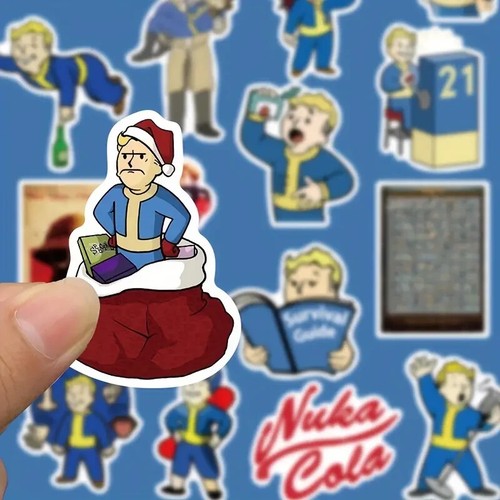 Assorted Fallout Sticker Pack #3 - 20 Pcs - Decals for Laptops Phones - Picture 2 of 6