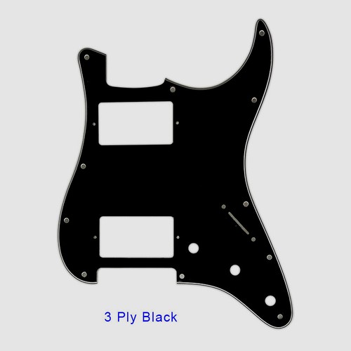 Piezas para tocador de guitarra Humbucker US Fender 11 orificios HH PAF placa de arañazos - Imagen 6 de 44