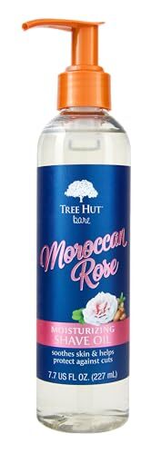 Tree Hut Bare Moroccan Rose Moisturizing Shave Oil, 7.7 oz, Gel-to-Oil Formula - Picture 8 of 8