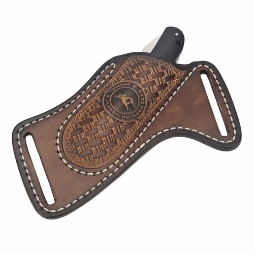 TOURBON Folding Blade Knife Pocket Sheath EDC Tools Belt Pouch Camping Gift - Picture 2 of 23