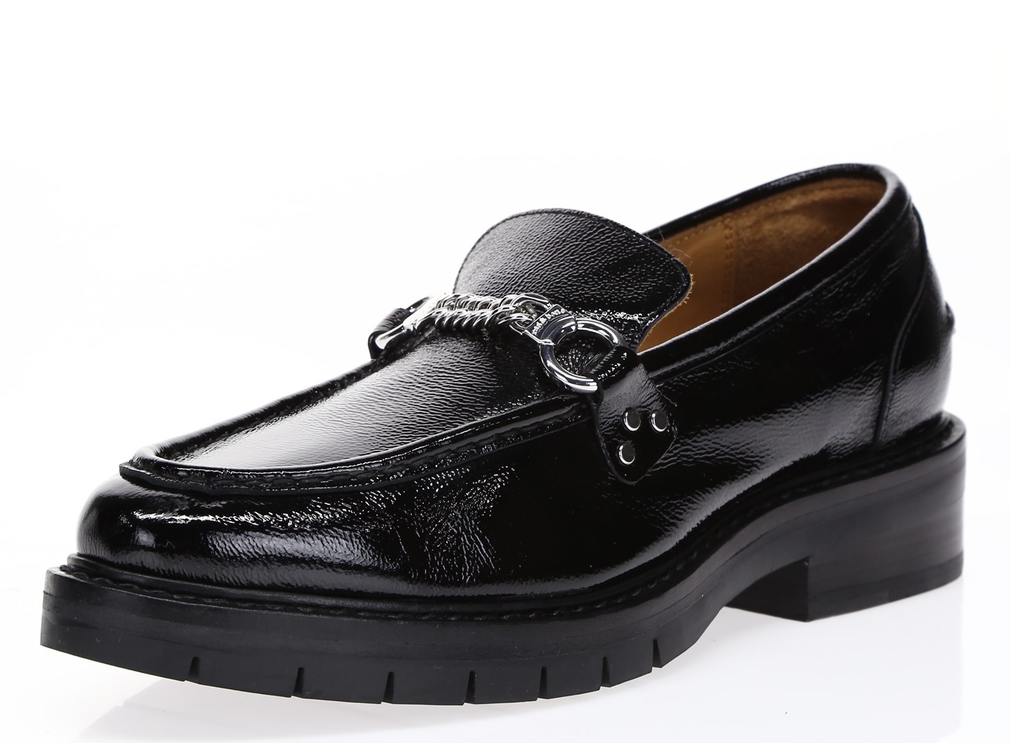 Rag & Bone para mujer Cooper Cooper Cooper cadena de charol negro mocasines talla 40 a20a87 Rag & Bone para mujer Cooper Cooper Cooper cadena de charol negro mocasines talla 40 a20a87