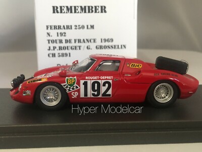 Mg Remember 1/43 Ferrari 250Lm Ch5891 #192 Tour De France