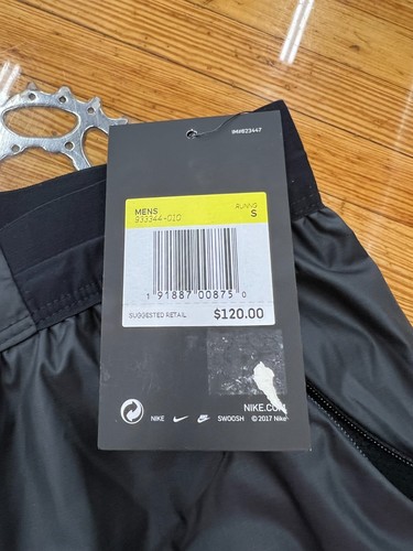 Mens Nike Power Running Division Running Pants Black Size S 933344-010 - Picture 3 of 4