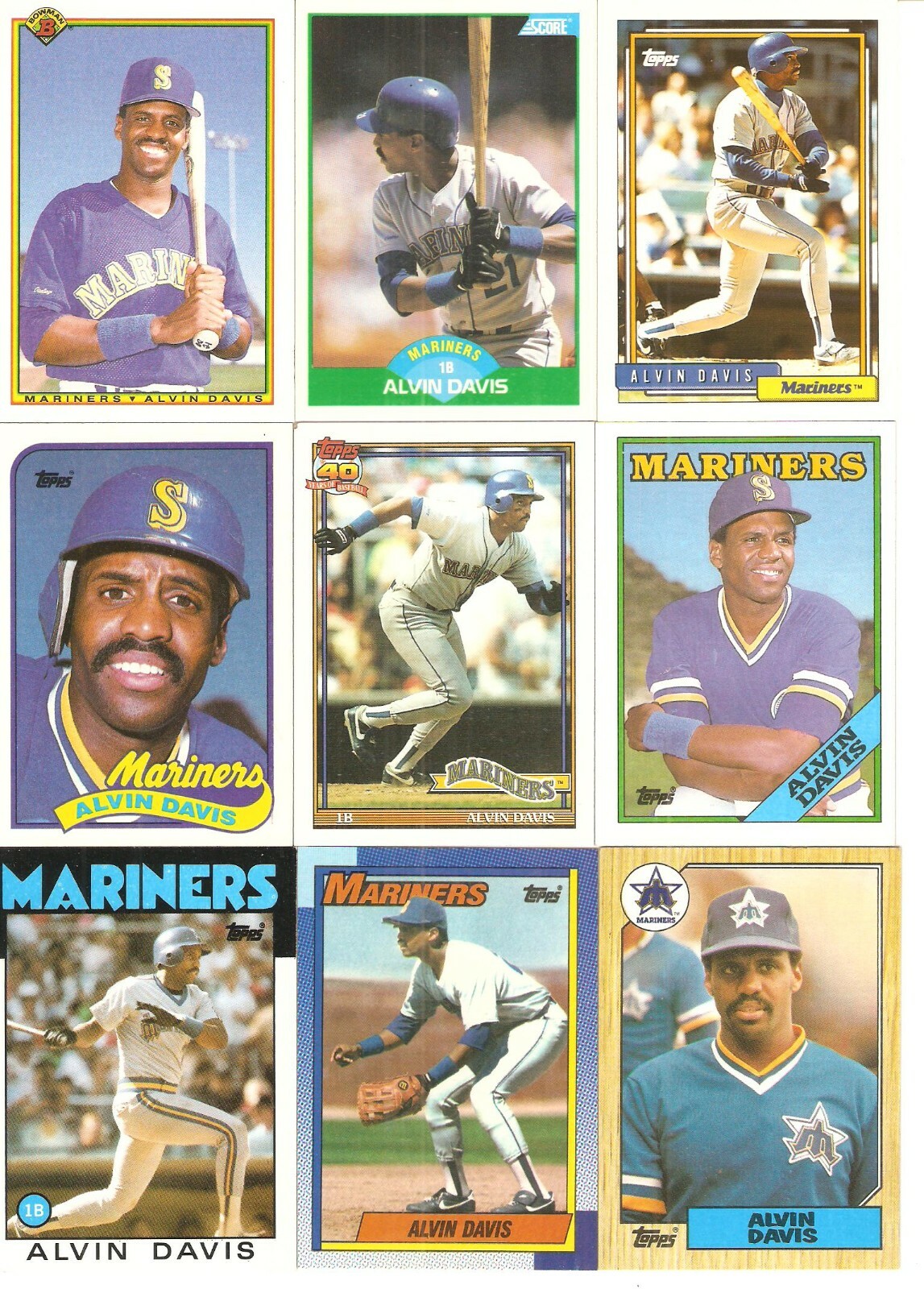 Alvin Davis Baseball Cards