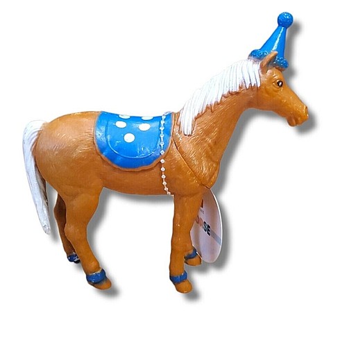 Mini figura de caballo animal de fiesta de juguete de plástico - Imagen 3 de 5