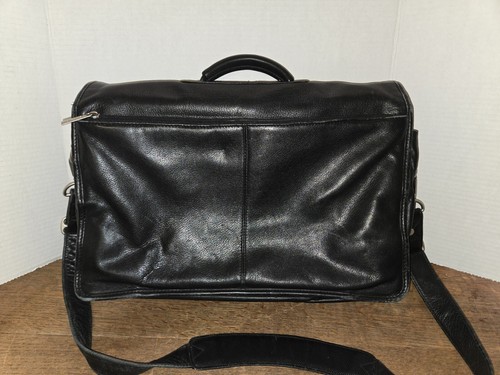 Kenneth Cole schwarze Messenger/Laptoptasche Aktentasche. Schultergurt - Bild 8 von 21