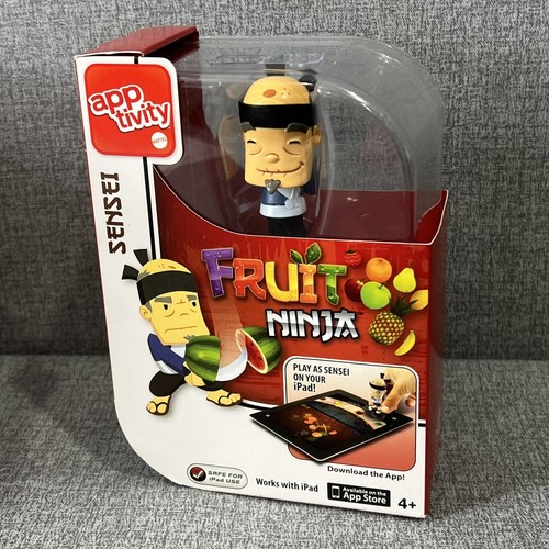 Fruit Ninja Sensei Figure Apptivity Game 2012 Mattel New - 第 1/4 張圖片