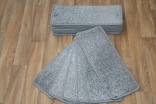 14 Carpet Stair case Treads Pearl Grey 316 Stain-Free Large Carpet Stair Pads