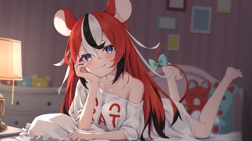 Anime Mädchen Hololive virtuelle Youtuber Hakos Baelz Spielmatte Schreibtisch 40138