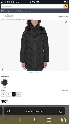 Andrew Marc Ladies Walker Jacket - Picture 3 of 3