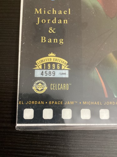 1996 Upper Deck Space Jam Ltd Edition CelCard “Michael Jordan & Bang” - #/5,000 - Picture 13 of 15