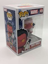 Red Hulk (con muñeco de nieve) | Funko Pop Marvel Holiday #1439